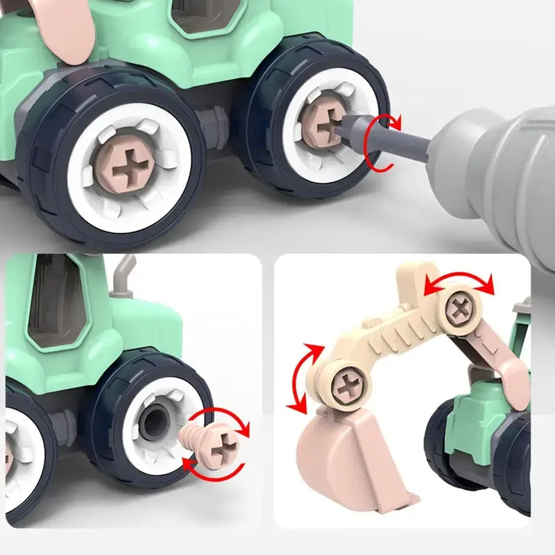 Meisterhaftes Baustellenfahrzeug-Set