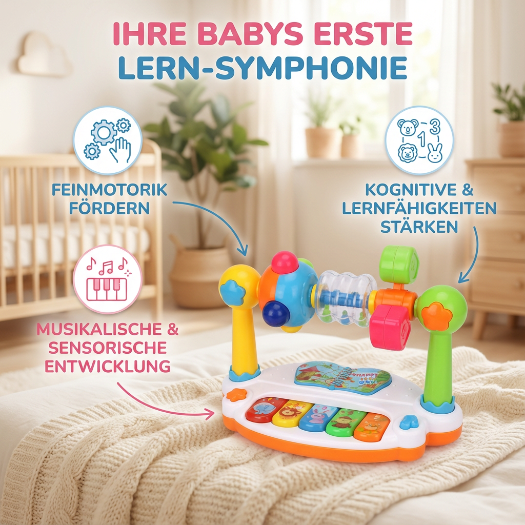 Musikalisches 5in1 Lernspielzeug für Babys