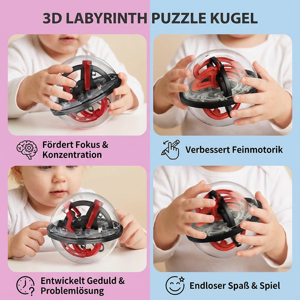 3D Labyrinth Puzzle Kugel