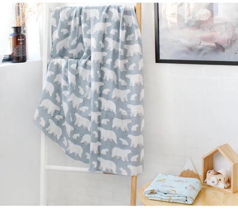 Baby-Baumwolldecken - Weiche und atmungsaktive Tücher für Neugeborene