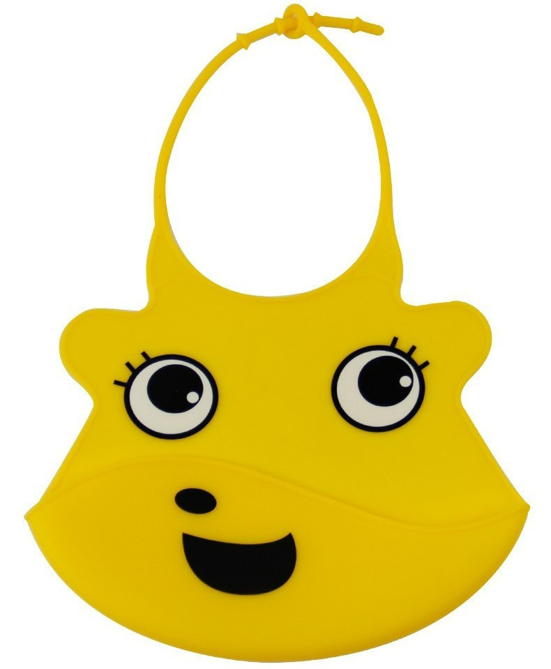 Baby Lätzchen aus Silikon mit Auffangschale – Wasserdicht & Verstellbar