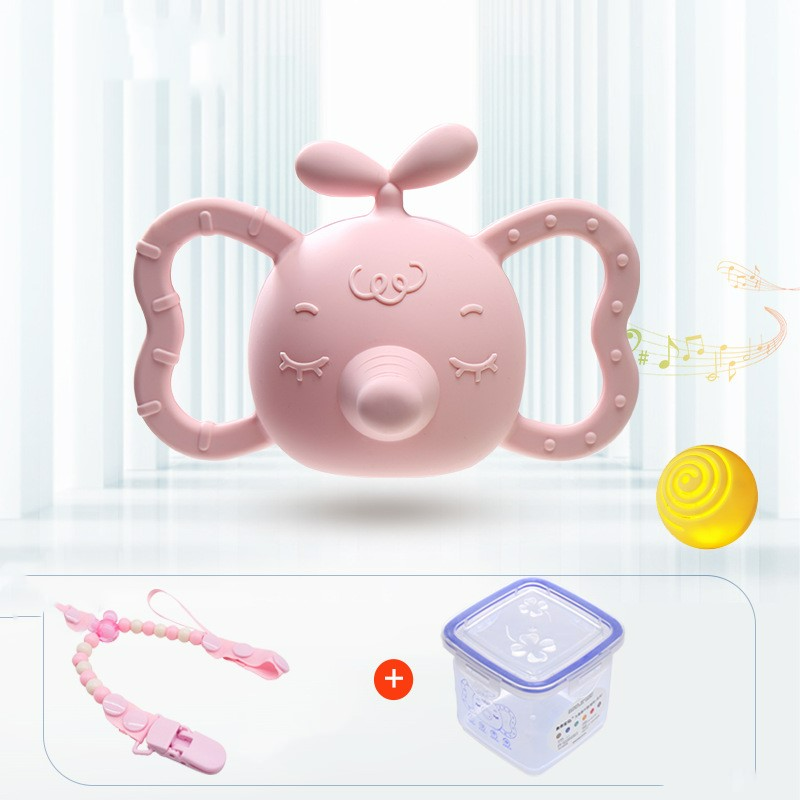 Silikon Beißspielzeug für Babys - Elefanten-Design