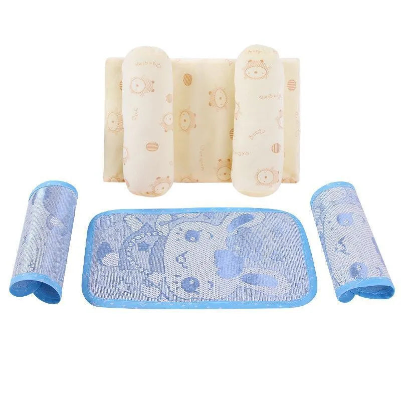 Baby Schlaflagerungskissen Set – Atmungsaktives Anti-Roll-Kissen