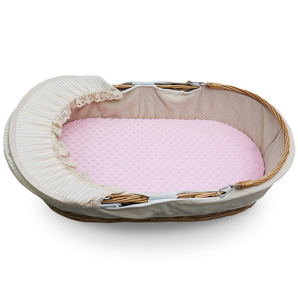 Moseskorb Matratzenbezug – Weicher & Rutschfester Bezug für Babykorb Matratze