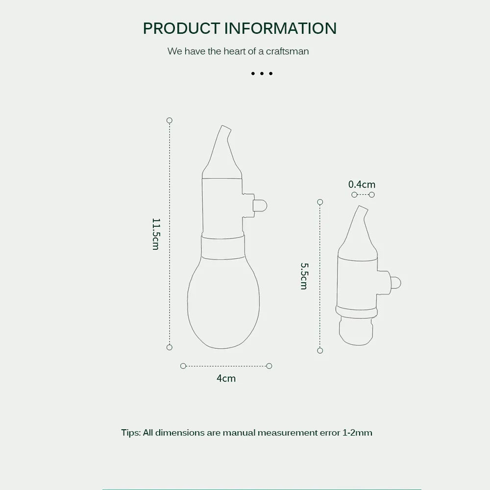 Nasensauger für Babys – Sanfter Baby Nasenreiniger mit Weicher Silikonspitze