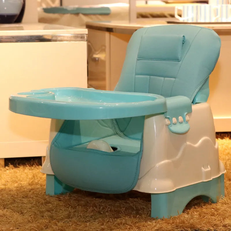 Multifunktionaler Baby-Hochstuhl mit Tisch & Sicherheitsgurt