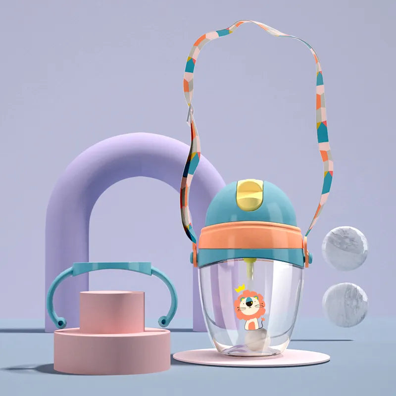 Kinder Trinkbecher mit Henkel – Sippy Cup mit Katzen Design