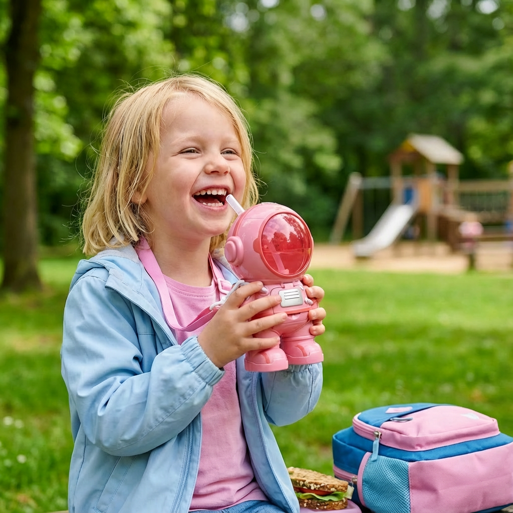 Astronaut Trinkflasche für Kinder