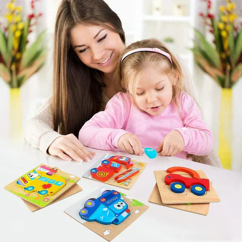 Fördert die Feinmotorik - Montessori-Tierpuzzle