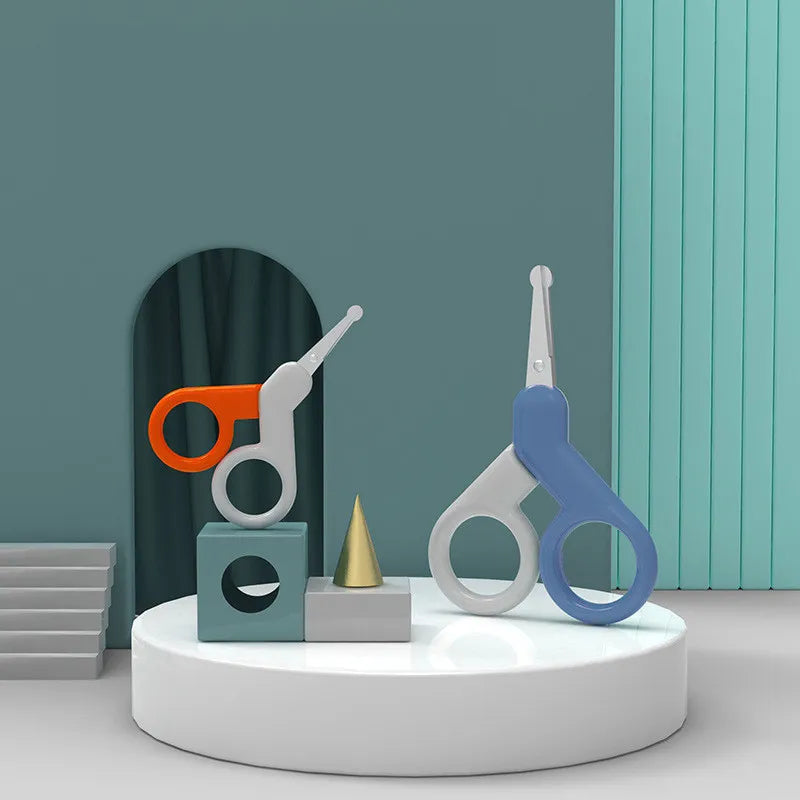 Baby Nagelschere mit Sicherheitskopf – Abgerundete Schere für Neugeborene