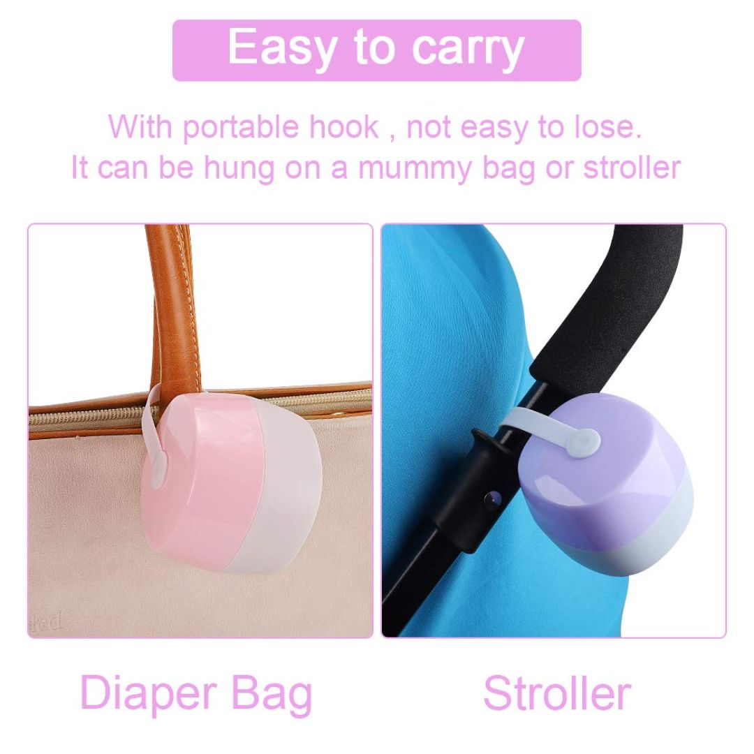 Schnullerbox mit Deckel – Hygienische Aufbewahrungsbox für Schnuller & Sauger