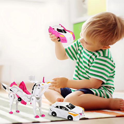 Magnetische Einhorn Verwandlungsautos