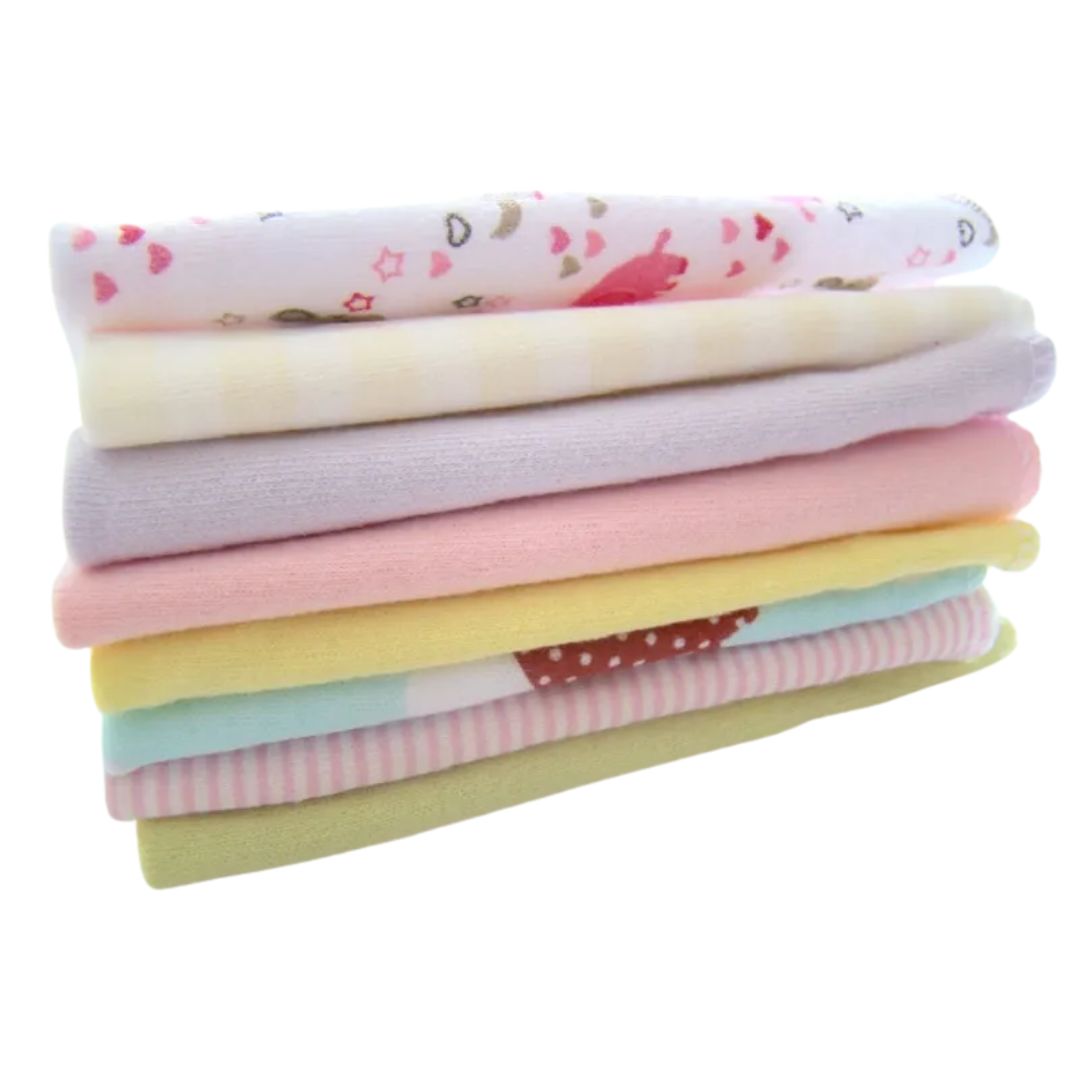 Baby Waschlappen aus Baumwolle – Weiche Wasch- & Spucktücher im Set