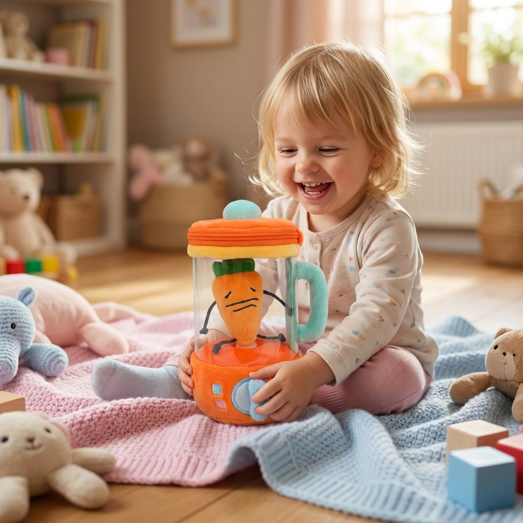 Lustiger Karotten Mixxer Kinder Plüsch Spielzeug