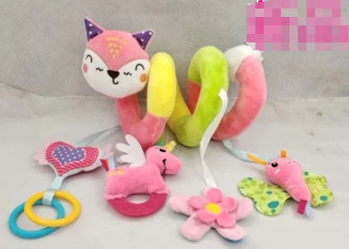 Greif- und Spielbogen für Kinderwagen & Autositz – Bunte Aktivitätsspirale