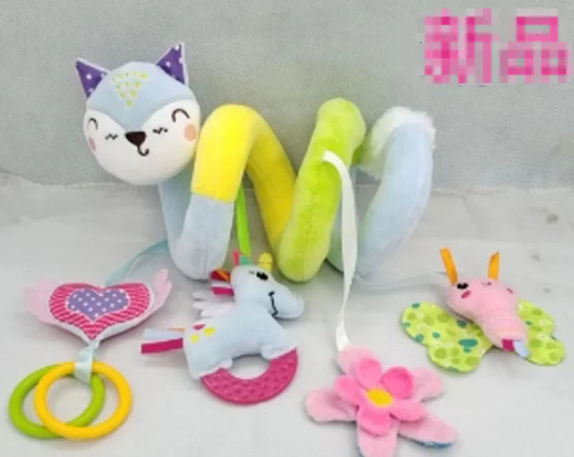 Greif- und Spielbogen für Kinderwagen & Autositz – Bunte Aktivitätsspirale