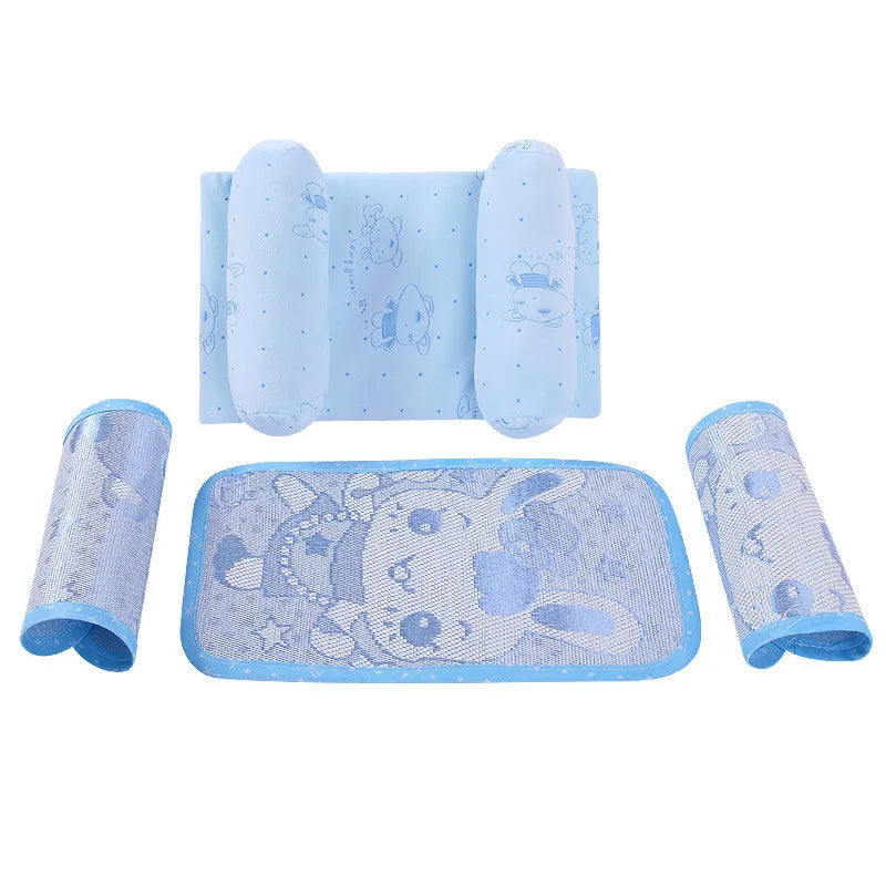 Baby Schlaflagerungskissen Set – Atmungsaktives Anti-Roll-Kissen