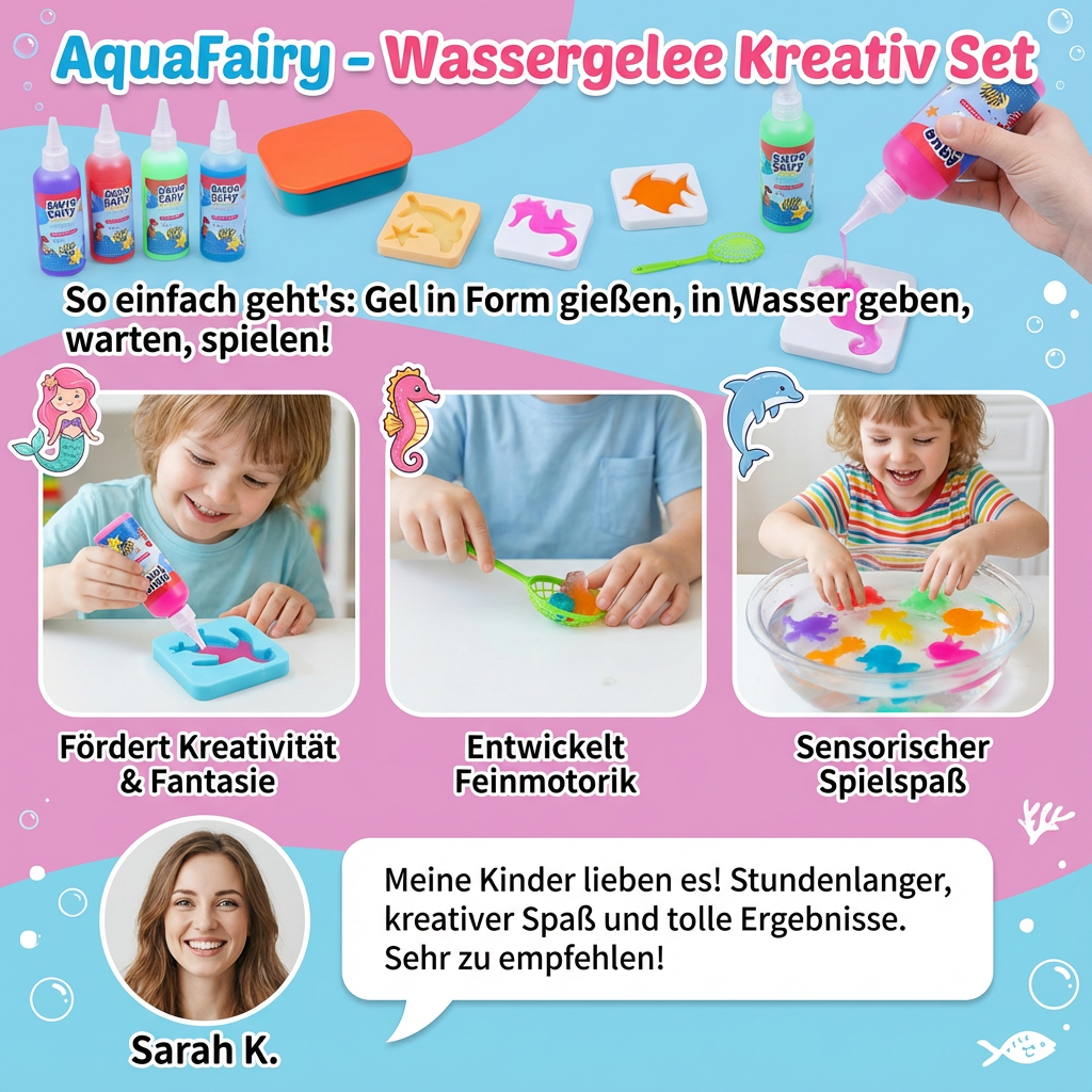 AquaFairy - Wassergelee Kreativ Set