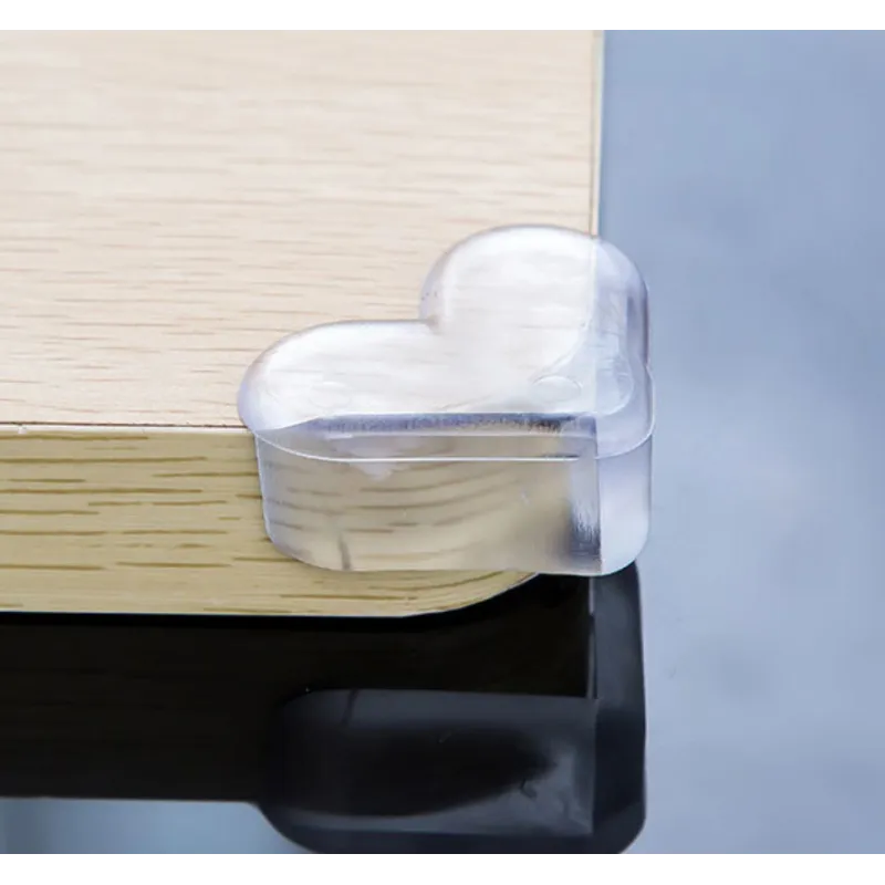 Herz Eckenschutz Transparent – Baby Sicherheits Eckenschützer für Möbel