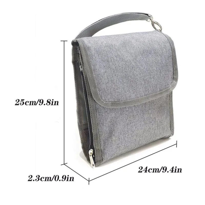 Faltbare Wickelunterlage für unterwegs – Tragbare Windelauflage mit Fächern