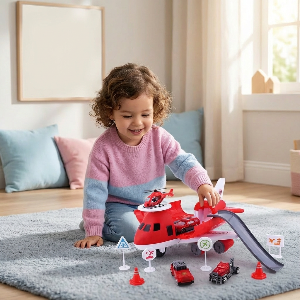 Flugzeug und Fahrzeug Spiel Set