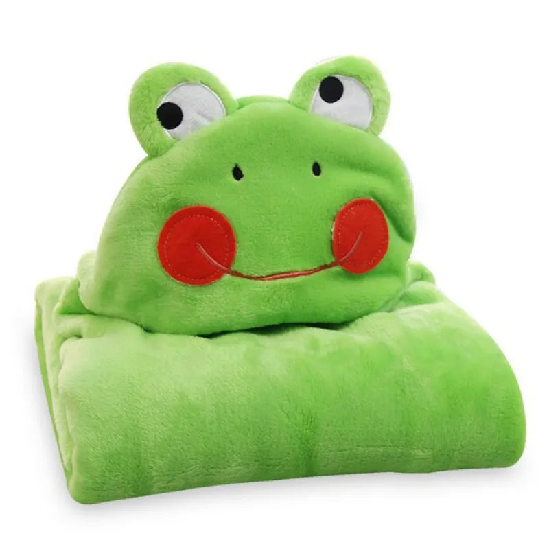 Kinder Kapuzen-Badetuch – Weiches Handtuch mit Tiermotiv