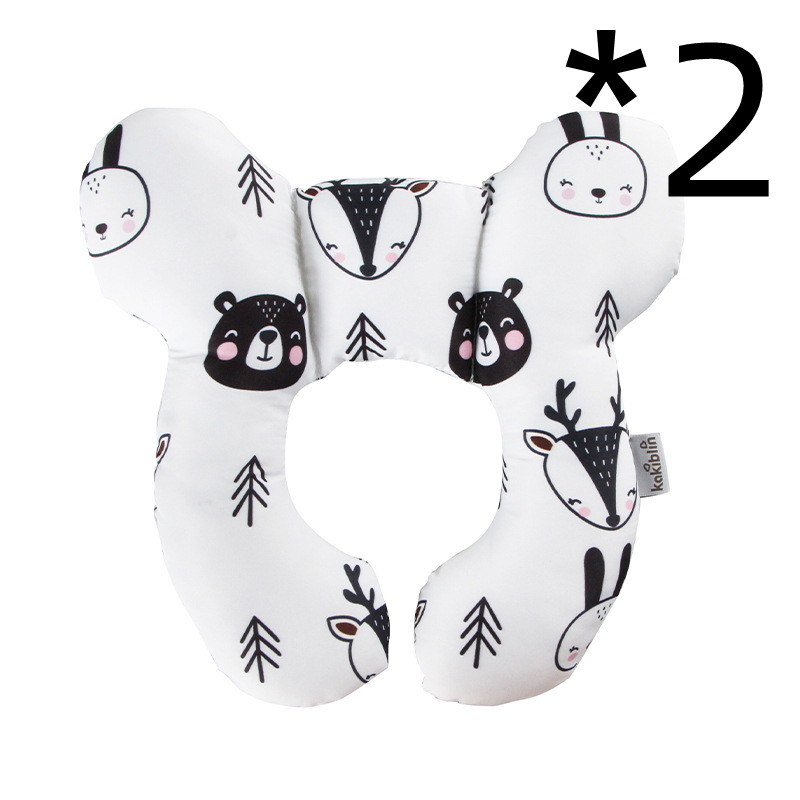 Baby-Nackenkissen für Autositz, Kinderwagen und Reisen