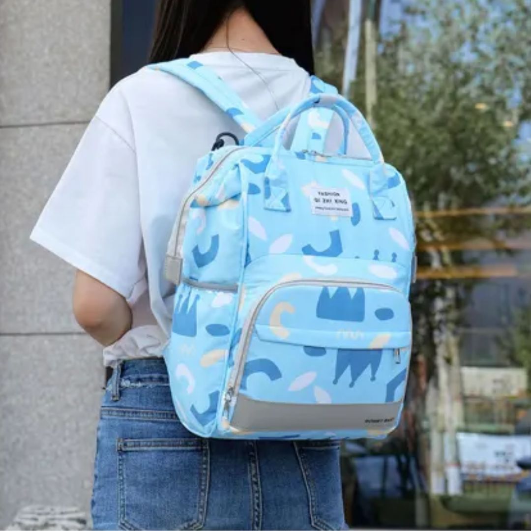 Wickelrucksack für Eltern – Großer Baby Rucksack mit vielen Fächern