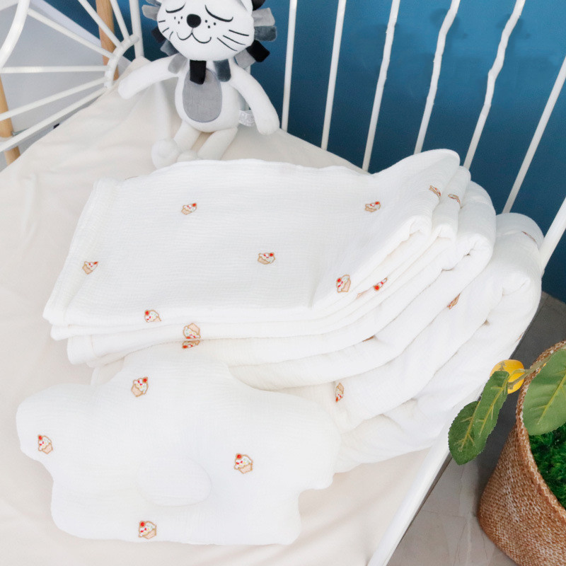 Baby Badetuch aus Musselin mit niedlichem Muster für Neugeborene & Kleinkinder