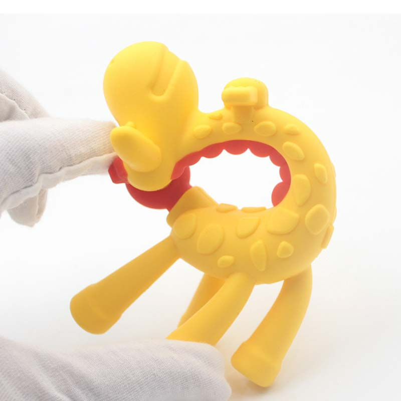Baby Beißspielzeug Giraffe aus Silikon