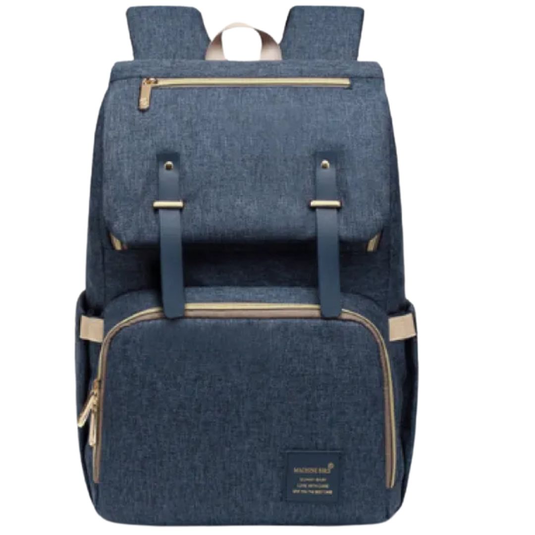 Wickelrucksack mit USB-Anschluss – Baby Rucksack mit Flaschenwärmer & Ladefunktion