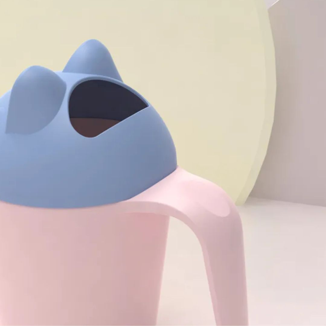 Kinder Gießkanne mit Katzen-Design – Ergonomischer Badebecher zum Duschen
