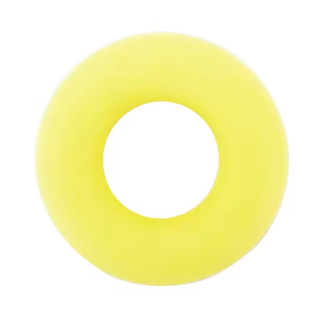 Baby Beißring Silikon mit Bunten Ringen – Greifling & Zahnungshilfe für Babys