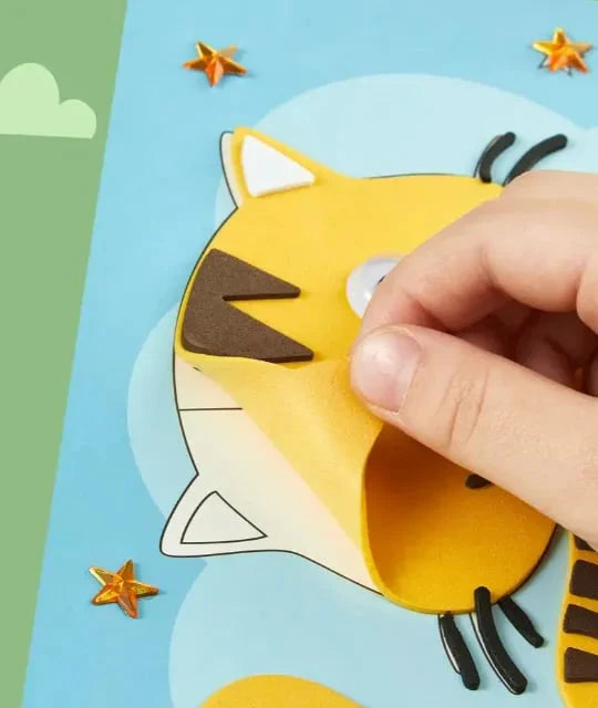 3D Tier-Aufkleber Spielset