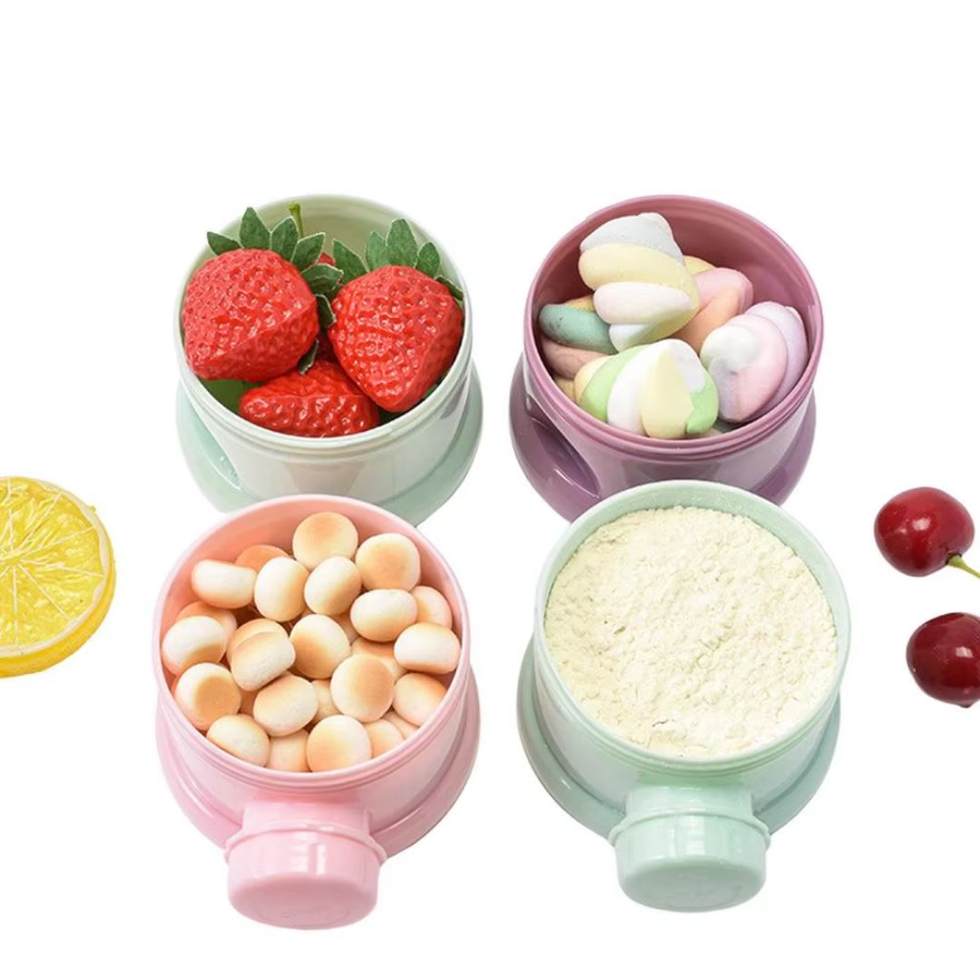 Baby Milchpulver Spender – Stapelbarer Behälter für Milchpulver & Snacks