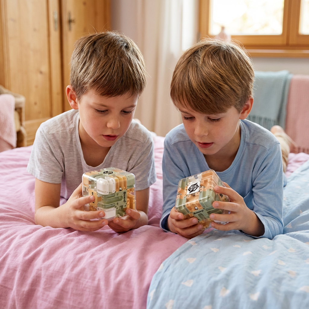 3D Labyrinth Puzzle Würfel