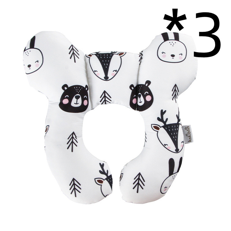 Baby-Nackenkissen für Autositz, Kinderwagen und Reisen