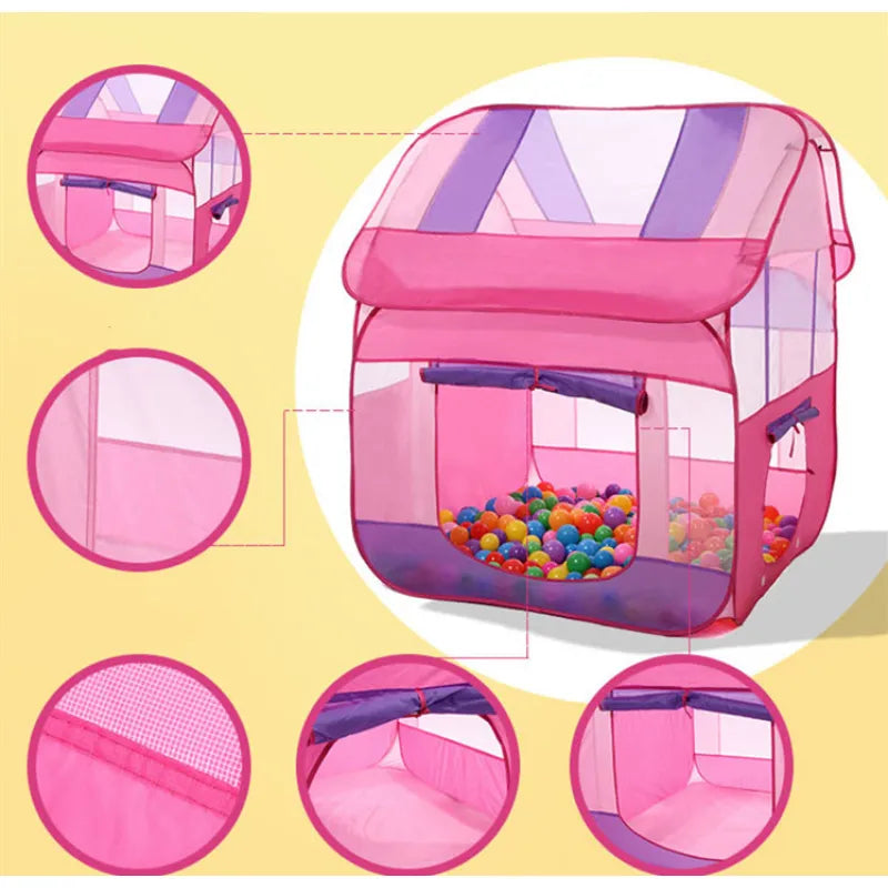 Buntes Kinder-Spielzelt – Farbiger Ballpool für Indoor- und Outdoor-Spaß