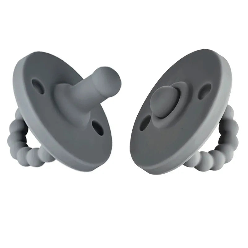 Silikon Schnuller für Babys – BPA-frei, Weiches Beißspielzeug mit Griff