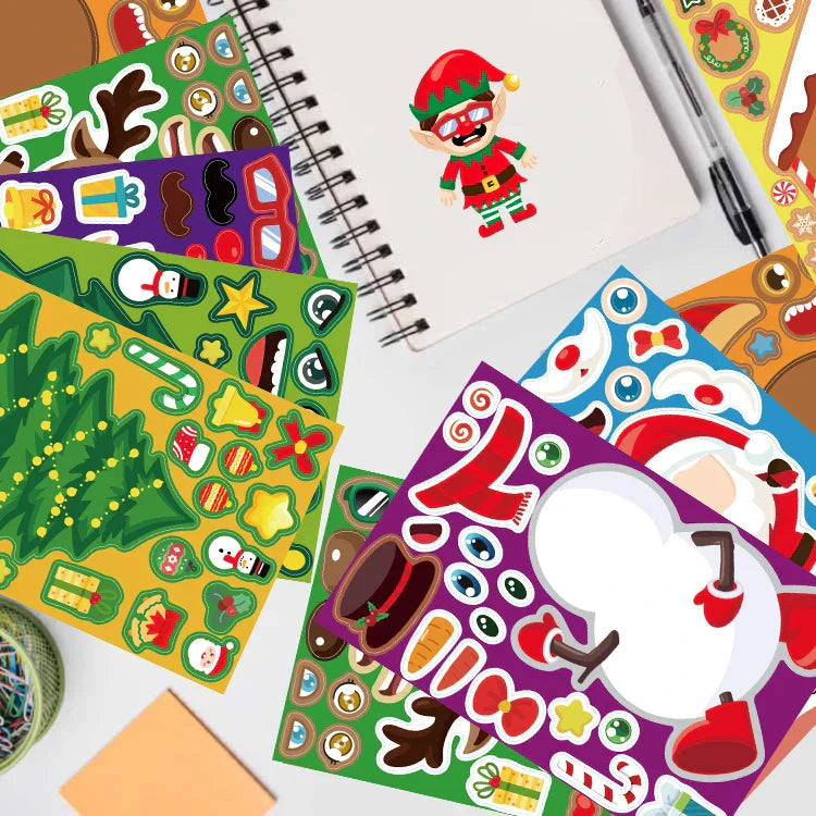 Verspielte Winter-Wunder - Weihnachtssticker für Kinder