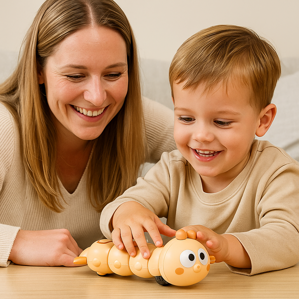 Aufziehbare Raupen Kinder Bauchlage und Krabbelspielzeug