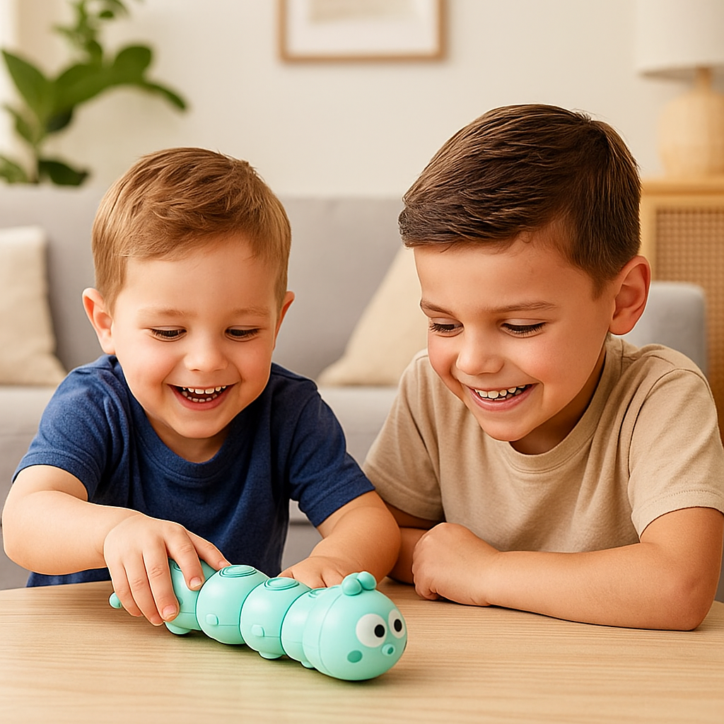 Aufziehbare Raupen Kinder Bauchlage und Krabbelspielzeug