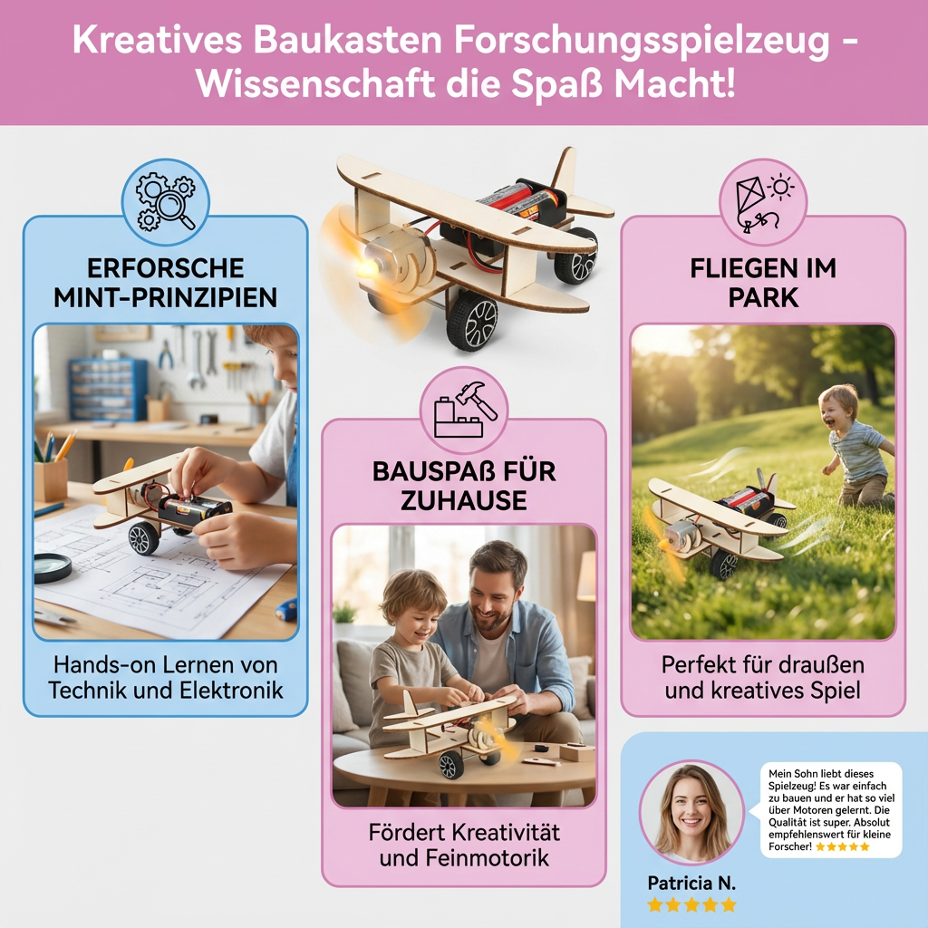 Kreatives Baukasten Forschungsspielzeug - Wissenschaft die Spaß Macht!