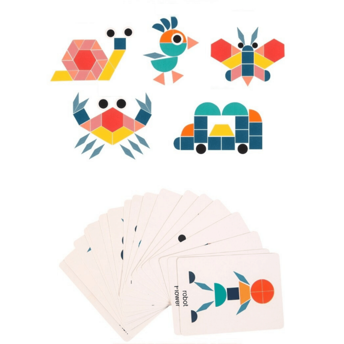 Entfalten Sie Ihre Kreativität - Geometrisches Formenpuzzle