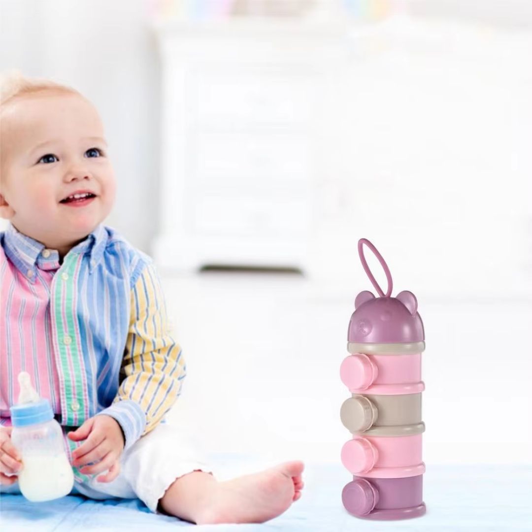 Baby Milchpulver Spender – Stapelbarer Behälter für Milchpulver & Snacks