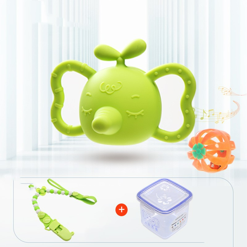 Silikon Beißspielzeug für Babys - Elefanten-Design