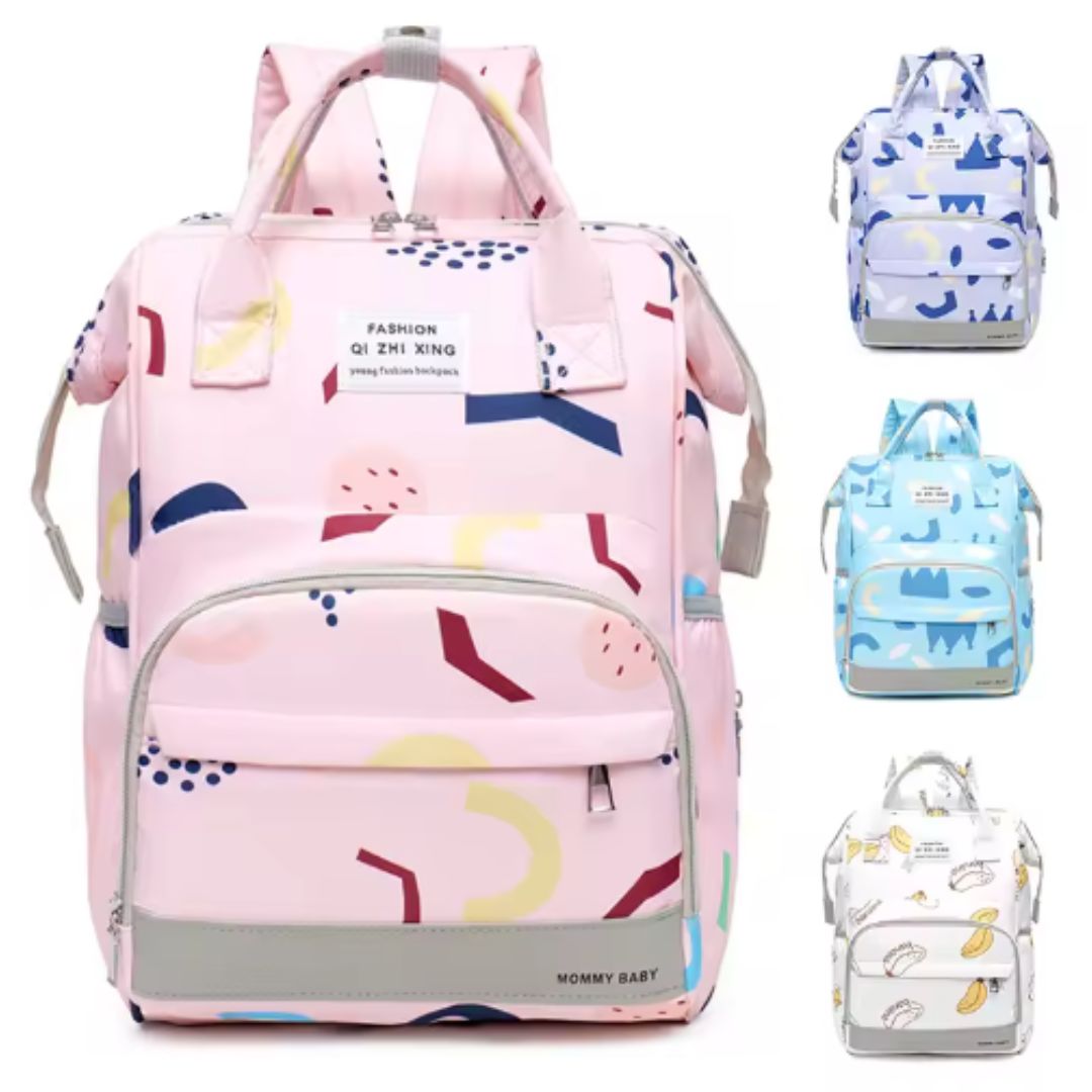 Wickelrucksack für Eltern – Großer Baby Rucksack mit vielen Fächern