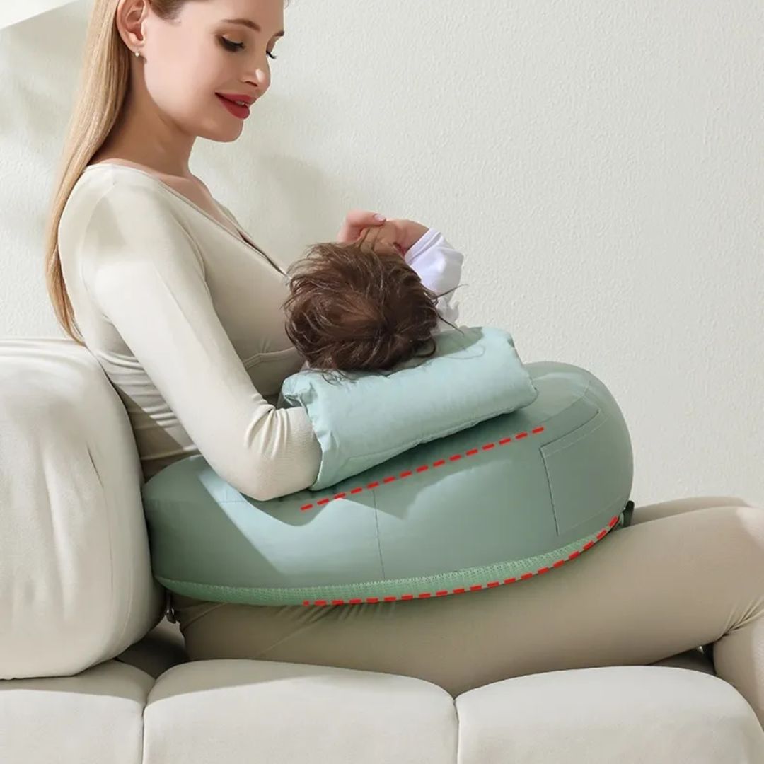 Stillkissen mit Rückenstütze – Ergonomisches Babykissen zum Stillen