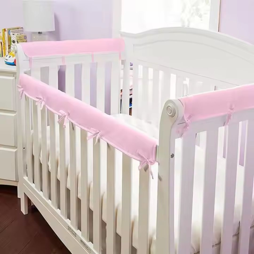 Baby Bettnestchen aus Baumwolle – Weicher Stoßschutz fürs Gitterbett