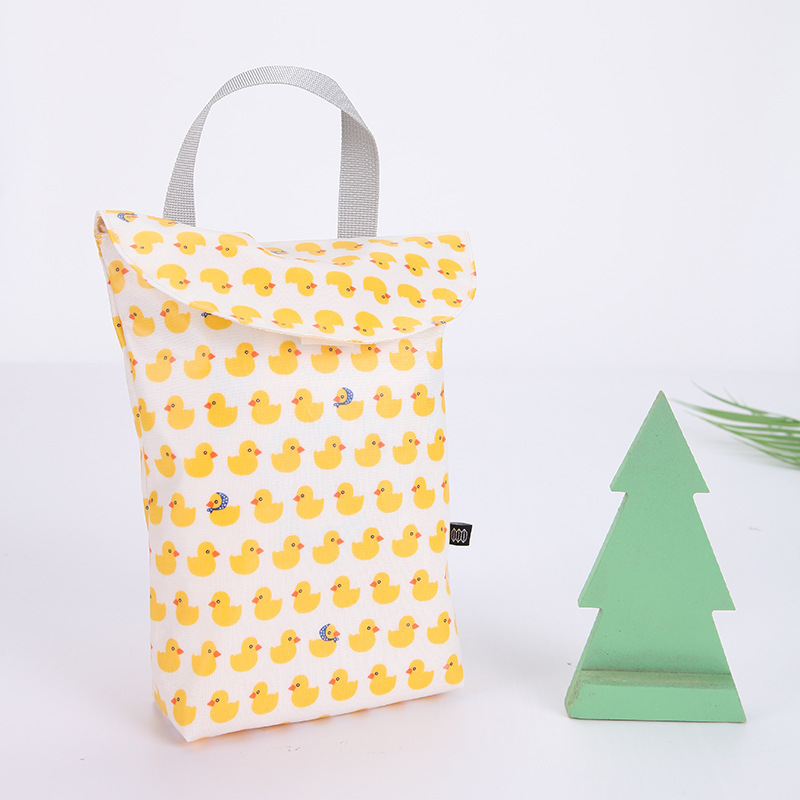 Wasserdichte Windeltasche mit Griff – Wiederverwendbare Wetbag für unterwegs